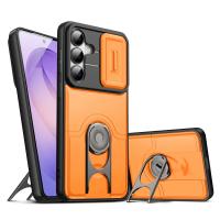 Nueva Funda Multifuncional Para Samsung Galaxy A57 A56 A16 A17 A26 A35 A55 A36 A37 Con Anillo De Metal Soporte Lente Deslizante Protector De Teléfono - details 12