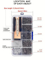 Kit De Reparación Para Gafas Y Solares Gestelmontar Conjunto De Tornillos Y Juego De Piezas Para Óptica Joyería Y Relojes Material De Aleación De Cobre - details 4