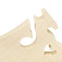 10pcs Conjunto De Caddies De Violín 4/4 Puente De Madera De Maple Pulido a Mano Accesorios De Instrumentos Musicales - details 9