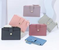 Nueva Monedero Multicartas Diseño Niche Caramelo Colorido Pequeño Y Fresco Para Mujer Material PU Cierre Zipper - details 14
