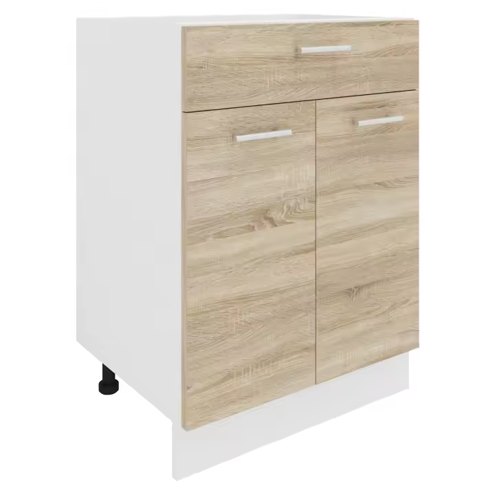 Armario de cocina ancho 60 cm Mueble bajo cajón Cocina Muebles de cocina Esilo Armario de cocina ancho 60 cm Mueble bajo cajón Cocina Muebles de cocina Esilo - 1