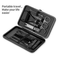 Set De Uñas Profesional 7-18pcs Herramientas De Aseo De Uñas Y Pies Con Tijeras De Cutícula De Acero Inoxidable Herramientas De Arte De Uñas - details 3