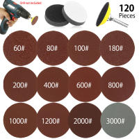 Kit De Discos De Arena 300Pcs 50mm 60-3000 Grit Para Taladro Herramientas De Polido Con Placa De Apoyo Para Metal Y Madera - details 4