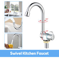 Grifo De Cocina Plegable Cromado De Latón Rotación De 360 Grados Para Ventana Interior Hilo G1/2 Monomando Agua Fría - details 1