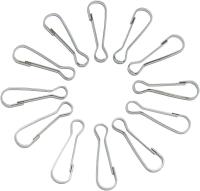 150 Ganchos de Resort de metal de 32 mm y 1,26 pulgadas para Monedero, - details 0
