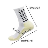 Calcetines De Fútbol Antideslizantes Y Protección De Pierna Conjunto De 1 Unidad Calcetines Para Voleibol Correr Ciclismo - details 2