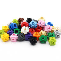 50pcs De Bloques De Construcción MOC 4733 Bloque Modificado 1x1 Con Estímulos En Los 4 Lados Bloques Educativos DIY Compatible Con Marcas Majores Juguetes En Lote - details 1