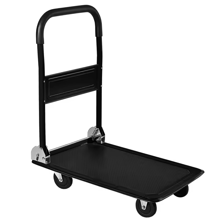 T-Lovendo Carro de Plataforma Transporte Industrial Plegable con Ruedas - 1