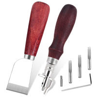 Herramienta De Groover De Cuero Ajustable Cuchillo Para Cortar Y Crear Bordes Beveler Para Manualidades Y DIY - details 0