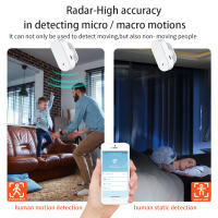 Detector De Presencia Humana Tuya Zigbee Sensor PIR Inteligente Radar De Movimiento Soporte Para Assistant Doméstico - details 1