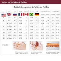 Anillo De Plata 925 De Lujo Para Mujer Con Piedra CZ Colorida Y Flor Sello De Afortunado Anillo De Compromiso Y Boda Regalo - details 0