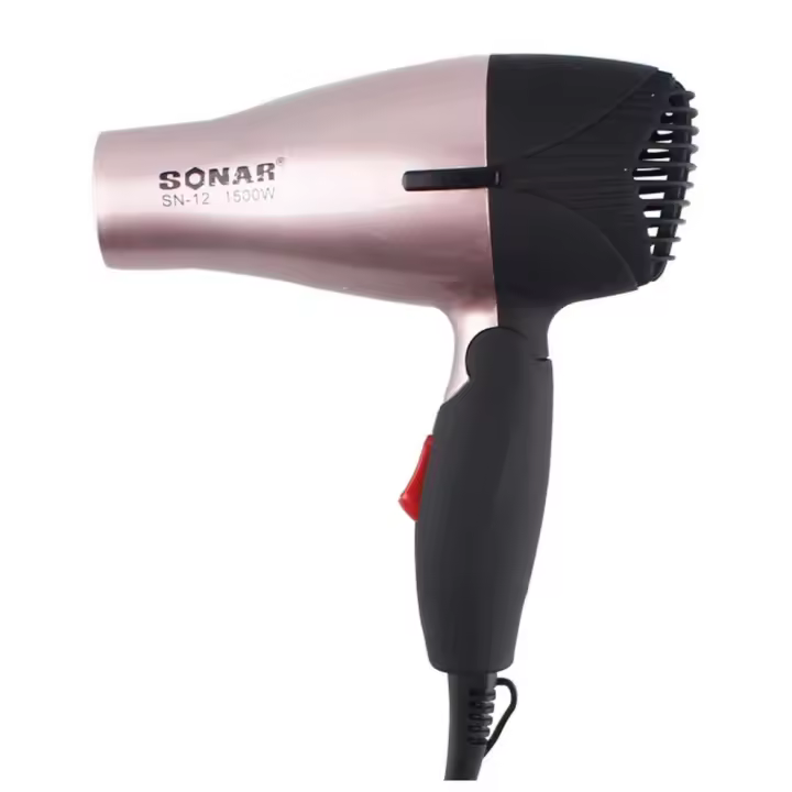 Secador de Pelo - Mango Plegable, 2 Velocidades , Incluye Boquilla Concentradora de Calor ideal para viajes - 1