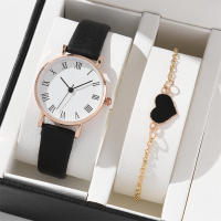 Set De 2 Relojes Para Mujer Lujo Cuero Analogas Reloj De Pulsera De Cuarzo Moda Pulsera Relojes No Aquecible Material De La Caja De Aleación Estilo Casual Tipo De Hebilla Buckle - details 0