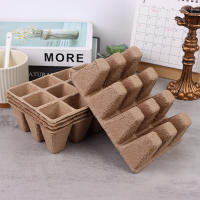 5Pcs Bandeja De Semillero Biodegradable Con 12 Agujeros Para Jardinado Sistema De Crecimiento Hidroponía Herramientas De Plantación - details 2