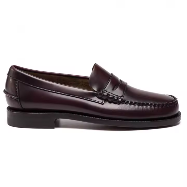 Mtiempo Sebago Clásico Dan de Piel Burdeos 7000300-Marron Borgoña - 1