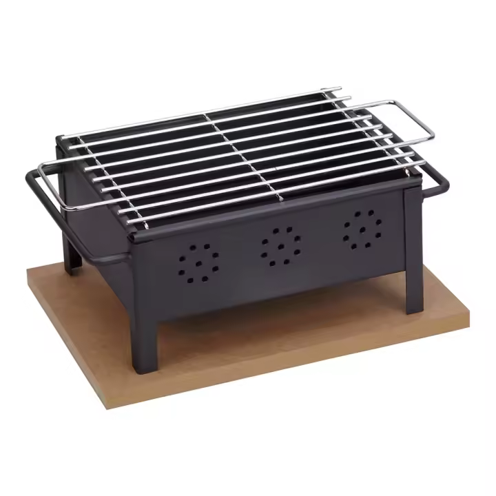 Barbacoa de sobremesa 25x20cm (parrila inoxidable) 2905 sauvic - 1