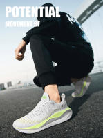 Zapatillas De Correr Para Hombres EZIIOT Nuevas Casual Cómodas Transpirables De Malla Ligera Con Suela Elástica Blanco Tallas 39-45 - details 5