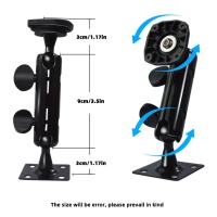 Soporte Sférico De Acero Para Monitor De Vehículo Universal Rotativo 180° Para Pantallas De 7 9 10 10.36 Pulgadas Soporte Para Tablero Del Coche/Descanso - details 1