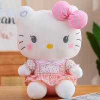 Muñeca De Peluche Sanrio Hello Kitty Anime Suave Almohada Regalo De Cumpleaños Para Niñas Muñeco De Hello Kitty Kawaii De Plushier - details 1