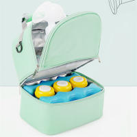 Bolsa De Almacenamiento Para Leche Materna Doble Capa De Aislamiento Con Bolsa Fría Para Alimentos Para Bebés Y Botellas De Alimentación Bolsa Para Mamá - details 3
