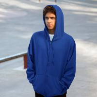 Pack de 2 Full-Zip Hoodie Sudadera con Capucha y Cremallera para Hombre - Alta Calidad - Azul Royal Blue y Rojo - Marca SO Wear Siempre Original - details 0