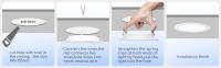 Aigostar Slim Downlight LED Techo 18W 2100LM 4000K CRI> 80 Pack 2 Uds - details 3