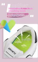 Zapatos De Caminar Con Cordones Y Transpirables Para Niñas 2024 Patinetas Deportivas Retráctiles Para Estudiantes Mujeres En Exteriores Material Superior De Cuero Suela TPR Tamaño True Fit Para Edad 7-13 - details 11