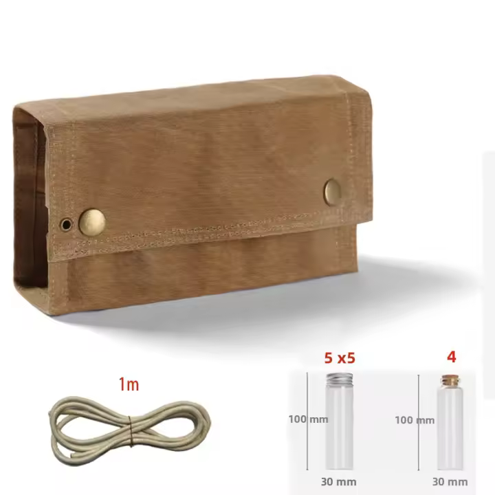 Juego De Botellas De Condimentos Para Camping Al Aire Libre Bolsa Portátil Para Picnic Almacenamiento De Jarra De Condimentos Soporte Para Botella De Seasoning - 1