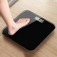 Báscula De Baño Inteligente Con Pantalla LED Retroiluminada Y Vidrio Templado Resistente Mide Hasta 180 Kg Batería Operada - details 12