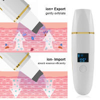 Limpieza Facial Profunda Con Scrubber Ultrasonido Eliminador De Quistes Faciales Y Puntos Negros Espátula De Poros Ultrasonido Scrubber De Piel Recargable - details 6