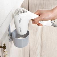 Estante De Baño ABS Soporte Para Secador De Pelo Montado En La Pared Organizador De Accesorios De Baño Con Rack Para Secador - details 14