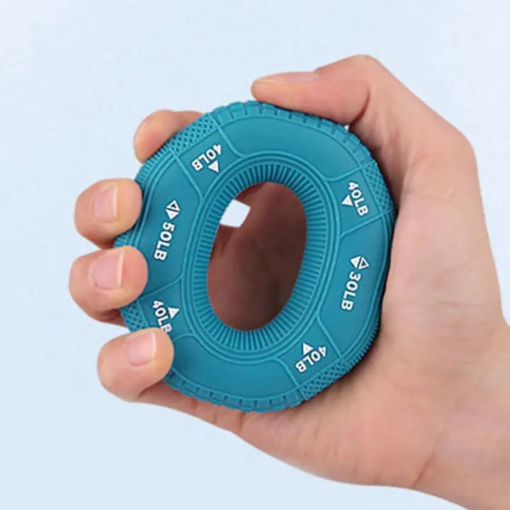 Anillo De Ejercicio De Mano De Silicona Con 3 Niveles De Resistencia Octagonal Para Entrenamiento De Resistencia En El Gimnasio Doméstico Equipamiento De Fitness - 1
