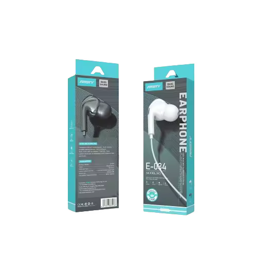 ANSTY Auriculares Tapón de silicona – COLOR BLANCO O NEGRO Model (E-034) - 1