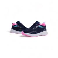 HLUNA - Zapatillas Deportivas Mujer estilo Running cubiertos de Malla Transpirables Negro y Azul Marino combinado con rayas Rosas - Zapatos para Trabajo para el día a día n08c - details 5