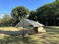 Lona impermeable para acampar, toldo turístico para sombra de jardín, sombrilla de playa, refugio solar ultraligero para exteriores - details 11