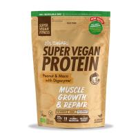 Super Vegan Protein Cacahuete y Maca – Con Digezyme, BCAA y Sin Azúcares Añadidos, 400g - Iswari - details 0