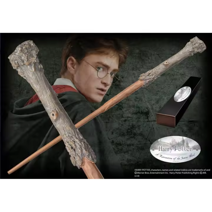 Grupo Erik Erik Erik Erik Erik Erik Erik: Varita del Personaje Harry Potter - Réplica Fiel en Caja Elegante - 1