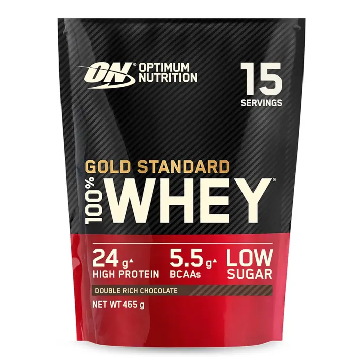Optimum Nutrition - 100% Whey Gold Standard 465 g - Proteína de alta calidad - Baja en azúcar - 1