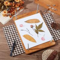 Kit De Prensa De Flores Para Manualidades Y Encuadernación DIY 1Set Prenda Grande De 11.6 X 7.87 Pulgadas En Madera - details 3