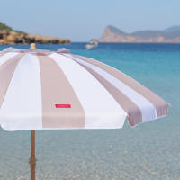 Flamingueo Sombrilla Playa Grande 220x180cm Parasol con Protección Solar UPF 50+ para Playa, Jardín y Piscina Orientación y Altura Regulable Poliéster Waterproof Bolsa de Transporte - details 2