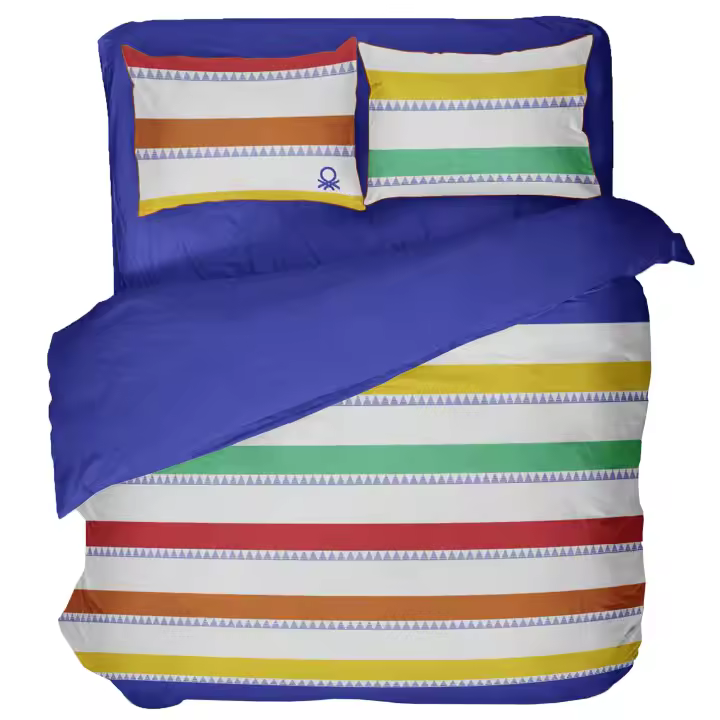 Set 2pc fuente (azul + rojo) loza , colección Rainbow - 1