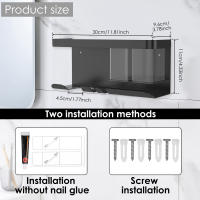 Soporte De Secador De Pelo Para Pared Organizador De Herramientas De Baño Soporte Adhesivo Para Secador Y Linterna De Baño Material De Aluminio - details 2