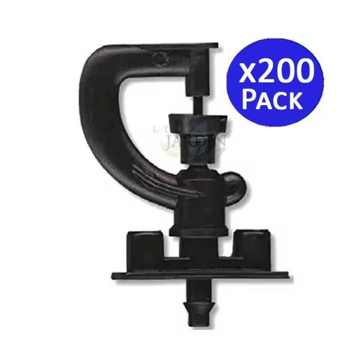 Suinga Pack 200 Microaspersores Bailarina 360º para Riego de Cultivos y Jardinería - 1
