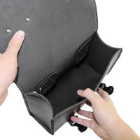 Bolsa De Sillín Para Motocicleta Honda CMX300 CMX500 Y Harley Sportster XL883 XL1200 Almacenamiento Lateral De Equipaje Y Herramientas Material De Cuero PU Y Hebilla De Libera Cierre Rápido - details 7