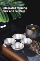 Tiartisan Taza De Té De Titanio De 35ml Doble Capa Pequeña Para Camping Al Aire Libre Portátil Y Ligera Resistente Al Quemarse KungFu Bebida - details 4