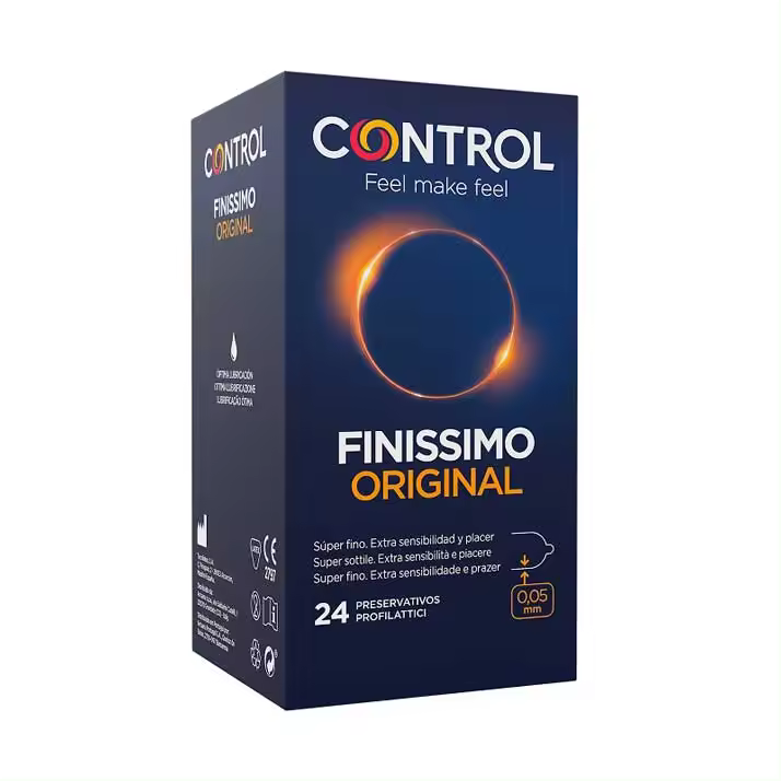 Control Preservativos Finissimo Extra Fino 24 Unidades Sensibilidad Extrema - 1