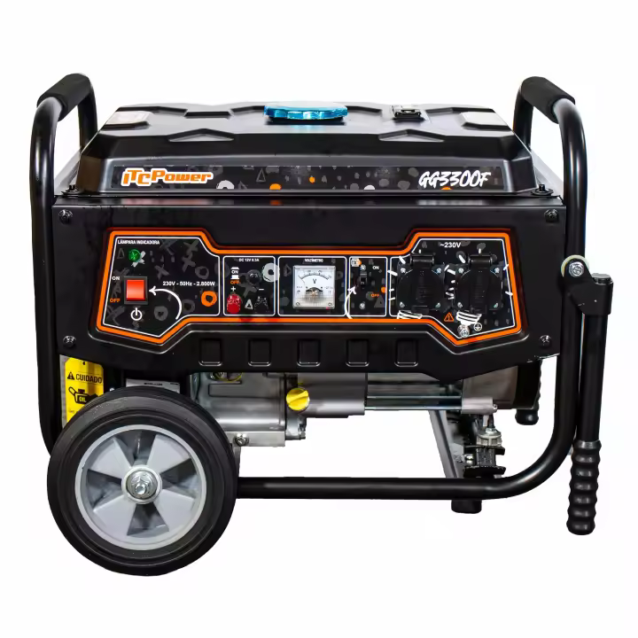 Generador eléctrico gasolina 3000w GG3300F ITCPower - 1
