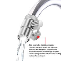 Adaptador De Grifo De Aleación De Zinc Para Cocina Conector De Agua Diverter Para Inodoro Bidé Ducha Baño Splitter De Grifo - details 3