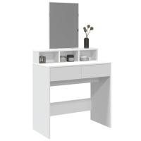 vidaXL Tocador con espejo color 80x41x144,5 cm en color Gris sonoma/Gris hormigón/Blanco y más | decorativo de pared para baño dormitorio recibidor moderno - details 2