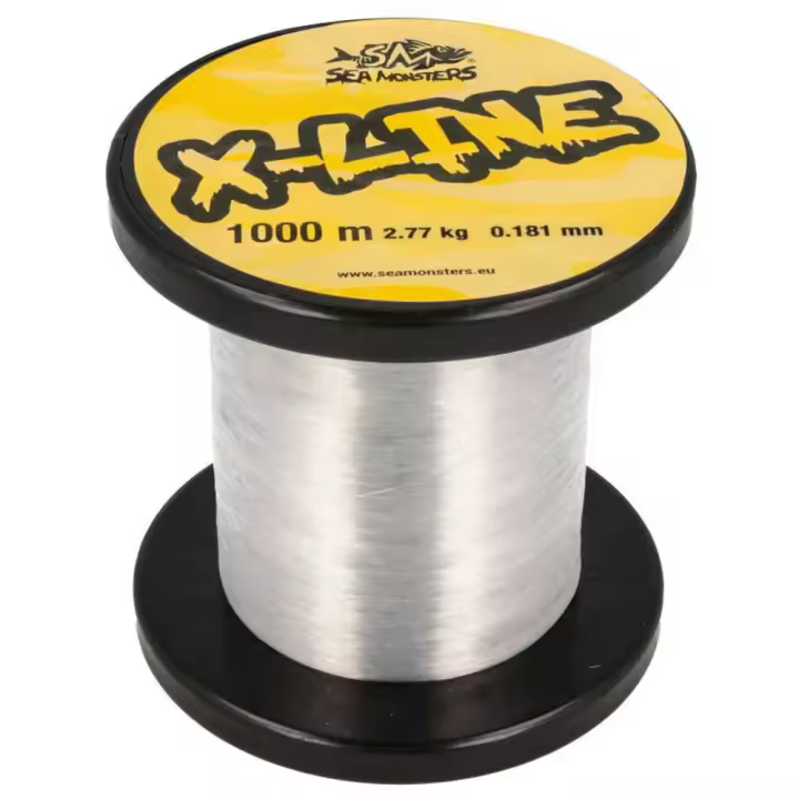 Sea Monsters Monofilamento X-line 1000 M Plateado - 1